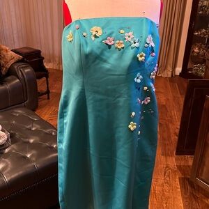 Summer strapless dress